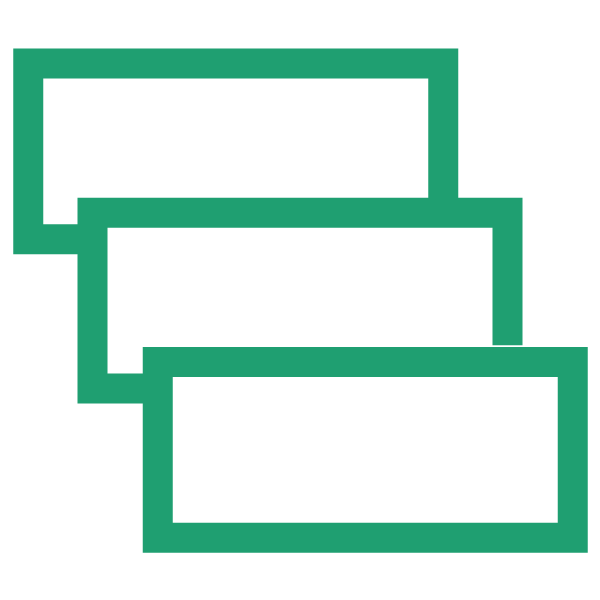 Cut and Stack Labels Icon