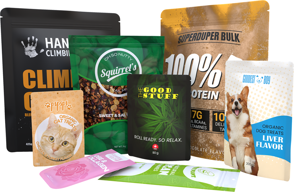 Custom Pouches and Flexible Packaging
