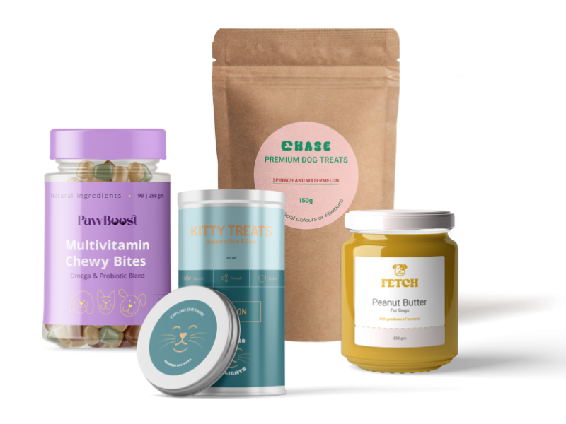 BOPP Labels for Pet Food and Supplements