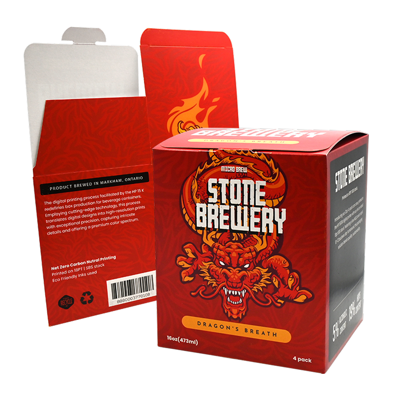 Dieline and Assembled Box