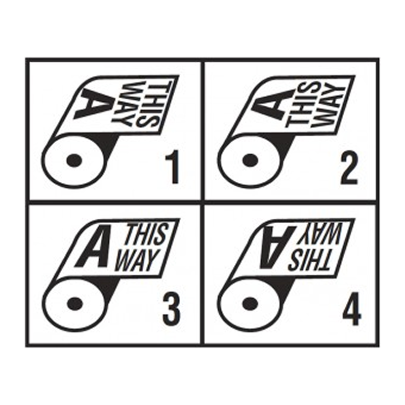 Roll Labels Wind Direction