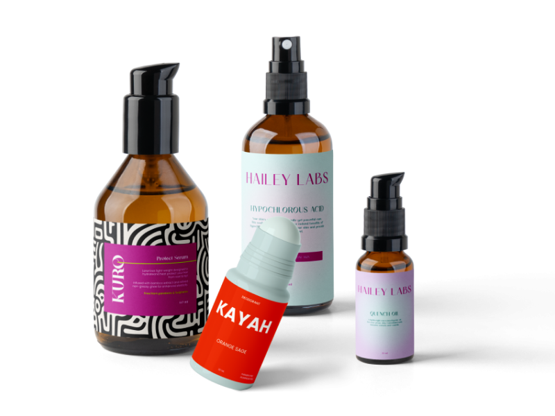 Poly Labels that are great for Tubes for Cosmetics and Creams