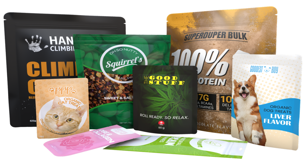 Custom Pouches and Flexible Packaging